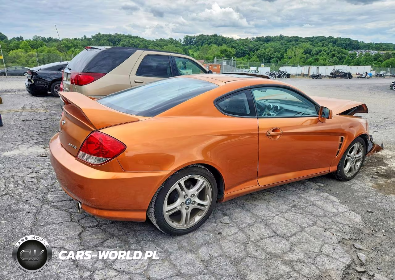 2006 Hyundai Tiburon Gt VIN:KMHHN65F66U197418 - 3