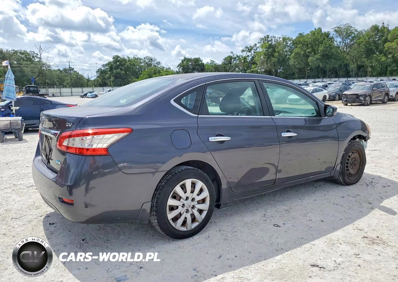2014 Nissan Sentra Sv VIN:1N4AB7AP9EN852978 - 3