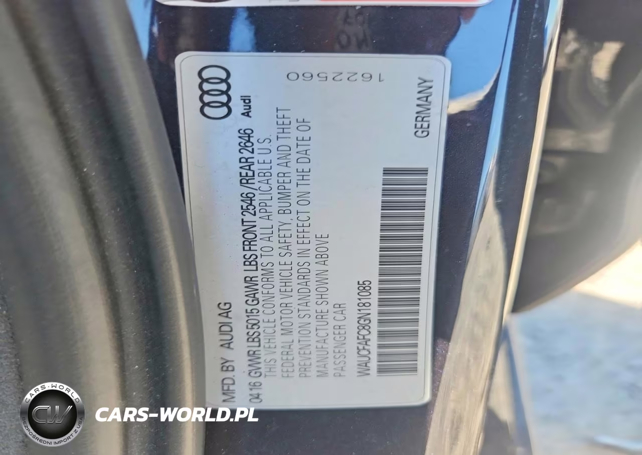 2016 Audi A6 Premium VIN:WAUCFAFC8GN181085 - 13