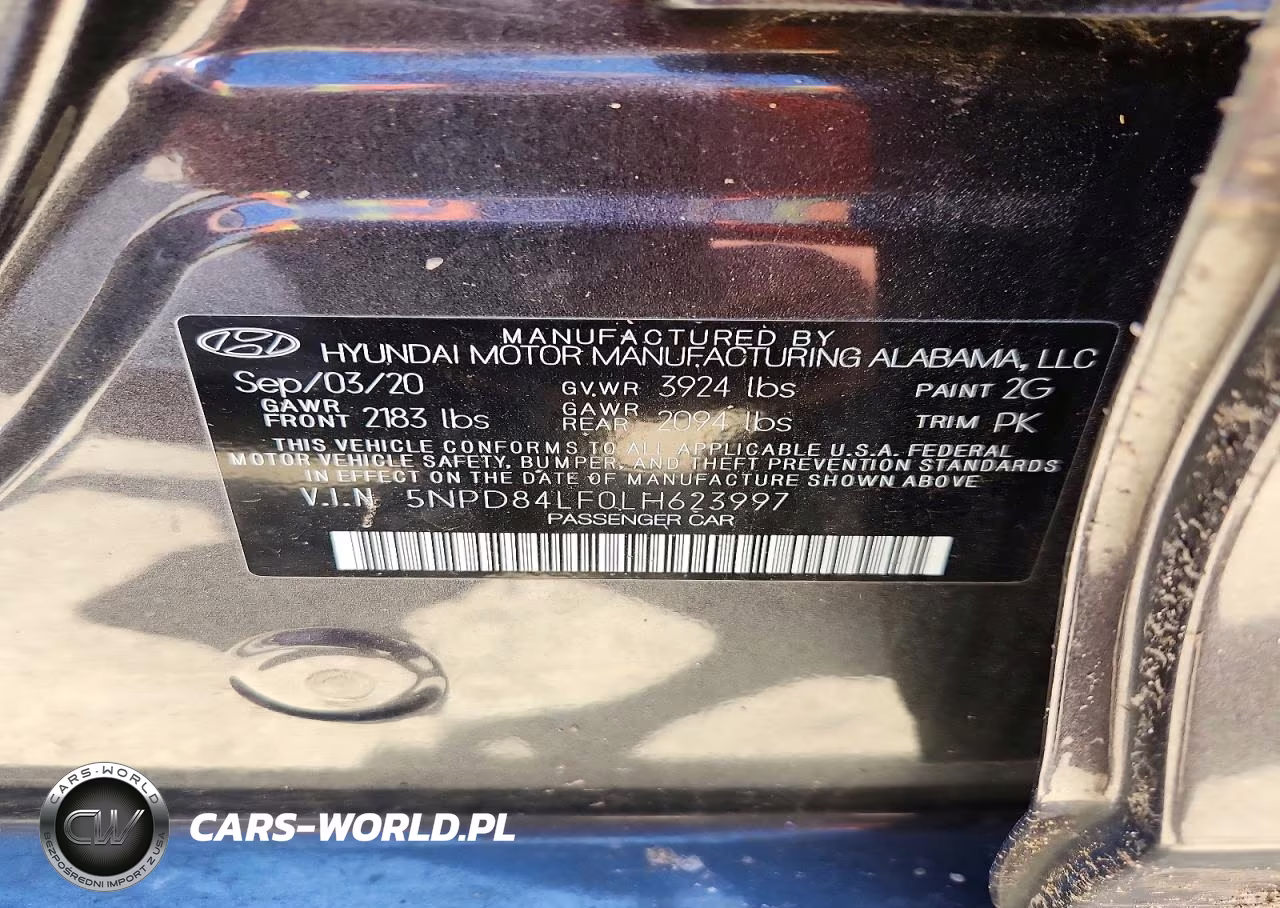 2020 Hyundai Elantra Sel VIN:5NPD84LF0LH623997 - 12