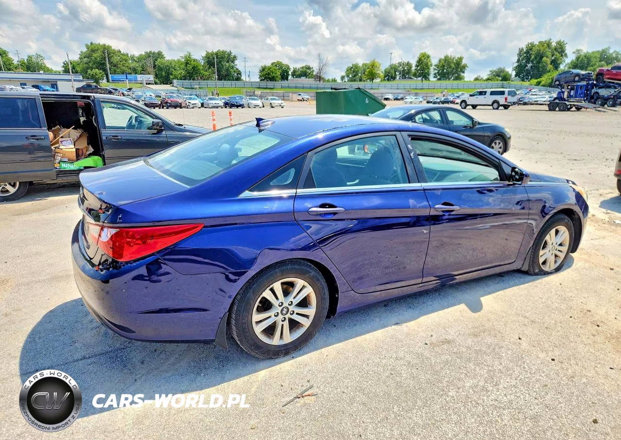 2013 Hyundai Sonata Gls VIN:5NPEB4AC7DH591727 - 3