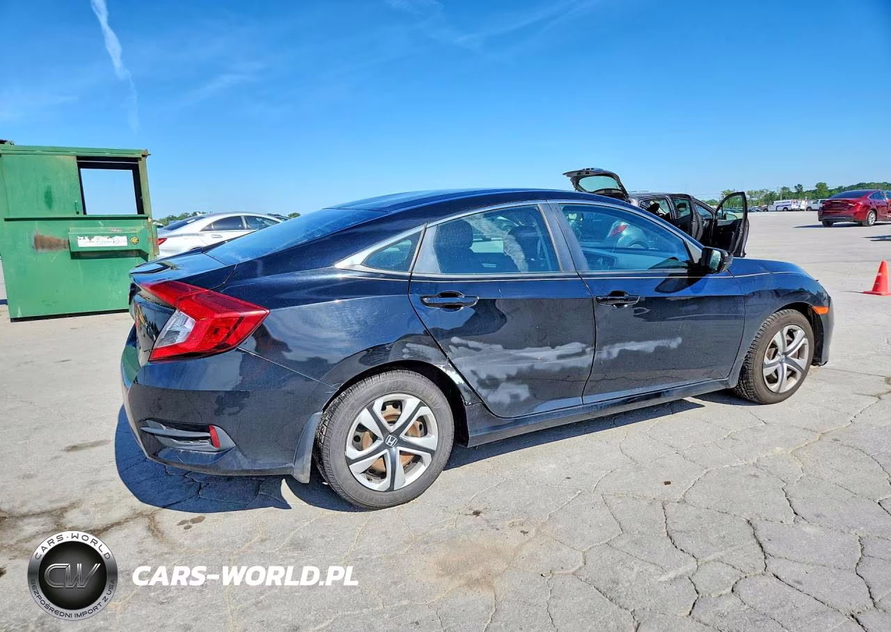2016 Honda Civic Lx VIN:19XFC2F54GE015845 - 3