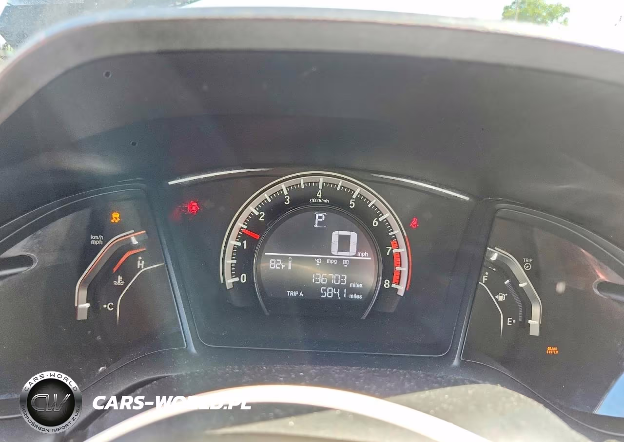 2016 Honda Civic Lx VIN:19XFC2F54GE015845 - 9