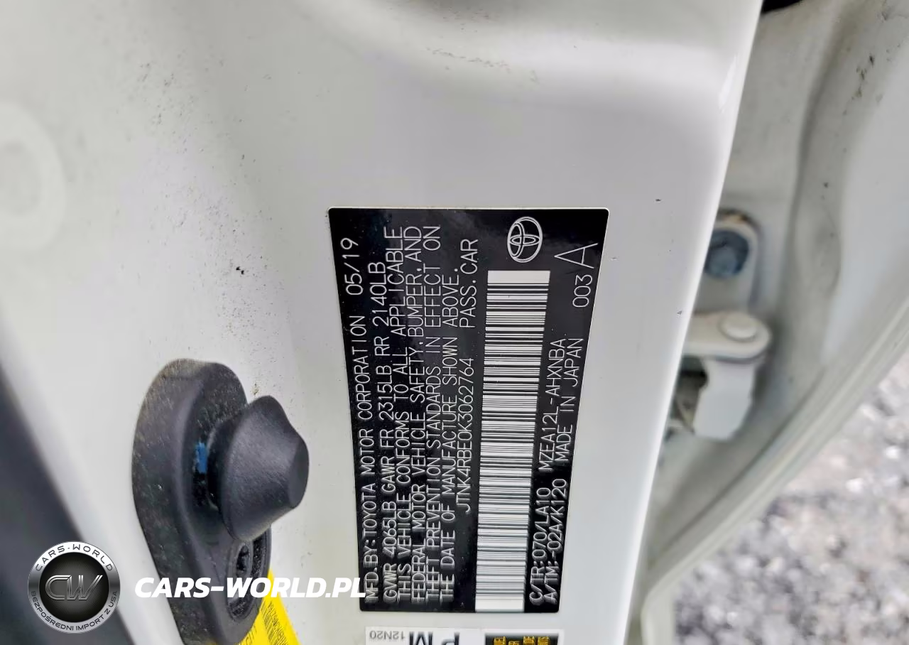 2019 Toyota Corolla Hatchback Xse VIN:JTNK4RBE0K3062764 - 12