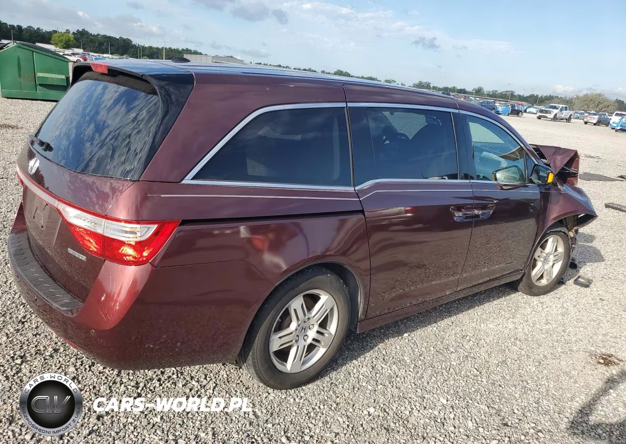 2012 Hond Odyssey Touring-Touring Elite VIN:5FNRL5H99CB028447 - 3