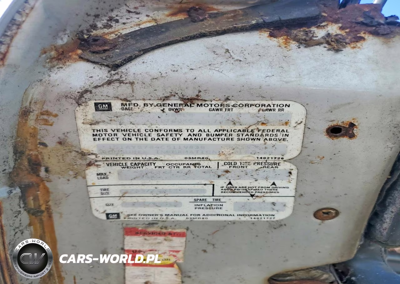1982 Chevrolet Corvette VIN:1G1AY8784C5119838 - 12