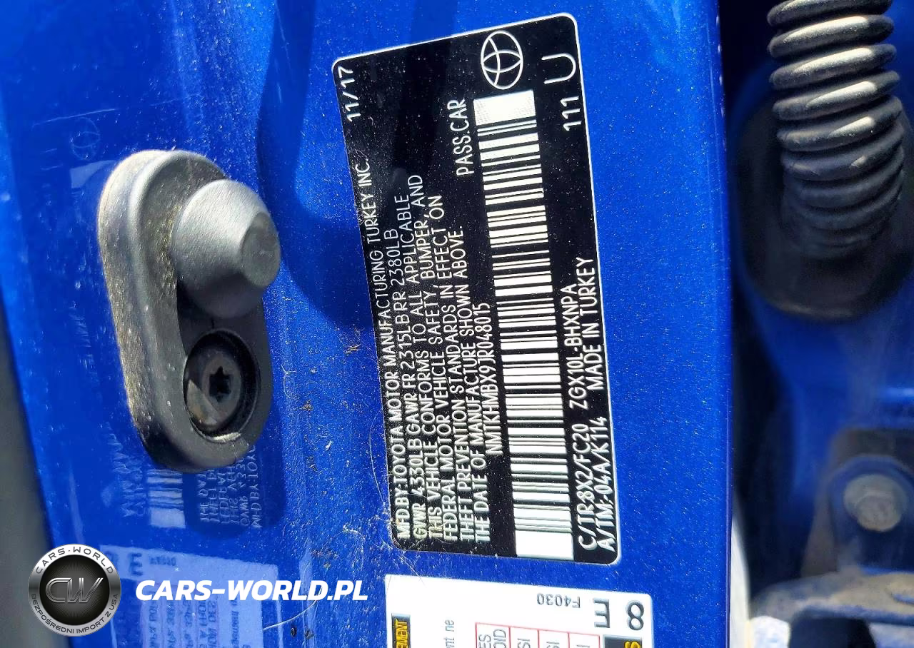 2018 Toyota C-Hr Xle VIN:NMTKHMBX9JR048015 - 13