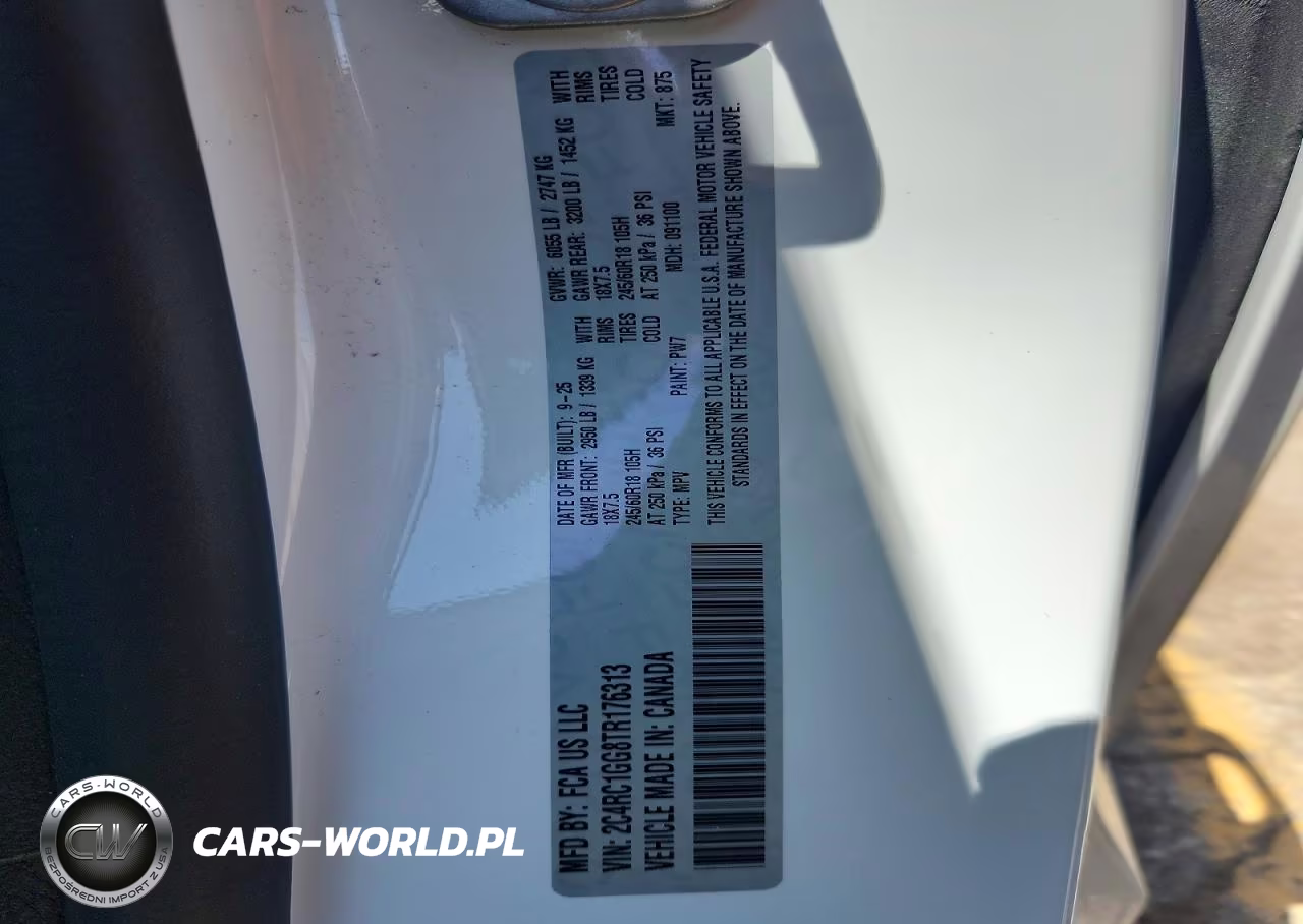 2026 Chrysler Pacifica Limited VIN:2C4RC1GG8TR176313 - 13