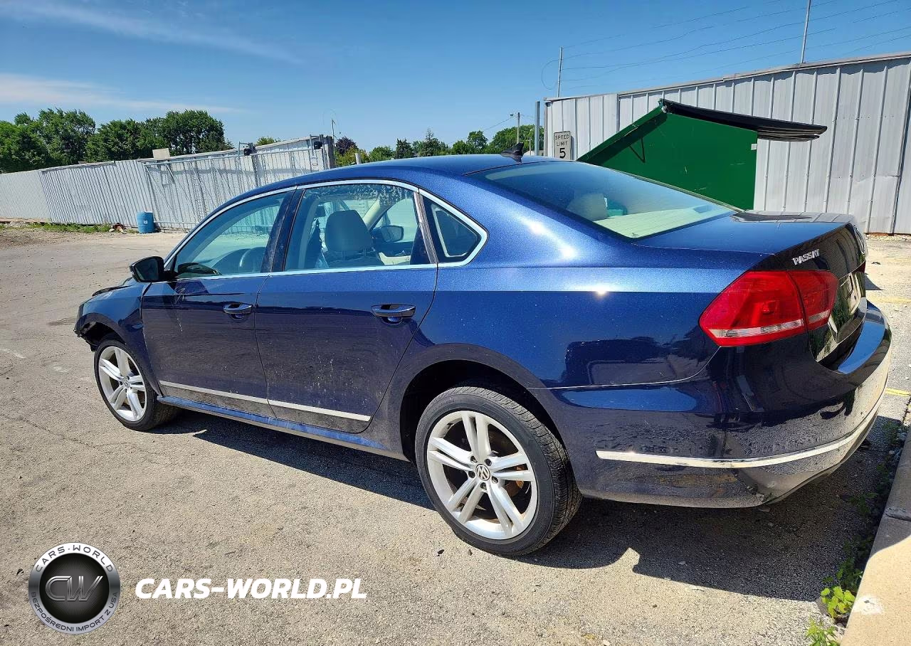 2013 Volkswagen Passat Sel VIN:1VWCN7A31DC068065 - 2
