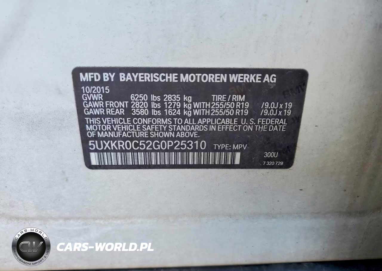 2016 BMW X5 xDrive35I VIN:5UXKR0C52G0P25310 - 12