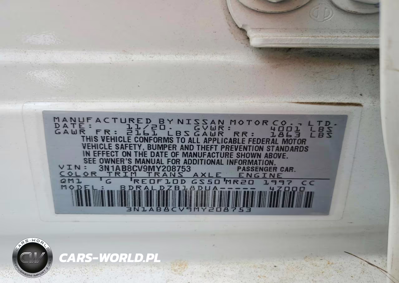 2021 Nissan Sentra Sv VIN:3N1AB8CV9MY208753 - 13