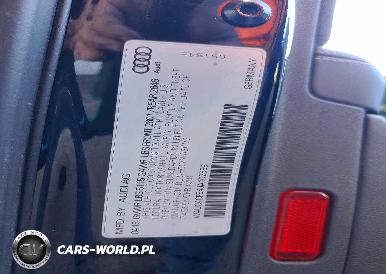 2018 Audi S5 Prestige VIN:WAUC4CF54JA102559 - 12