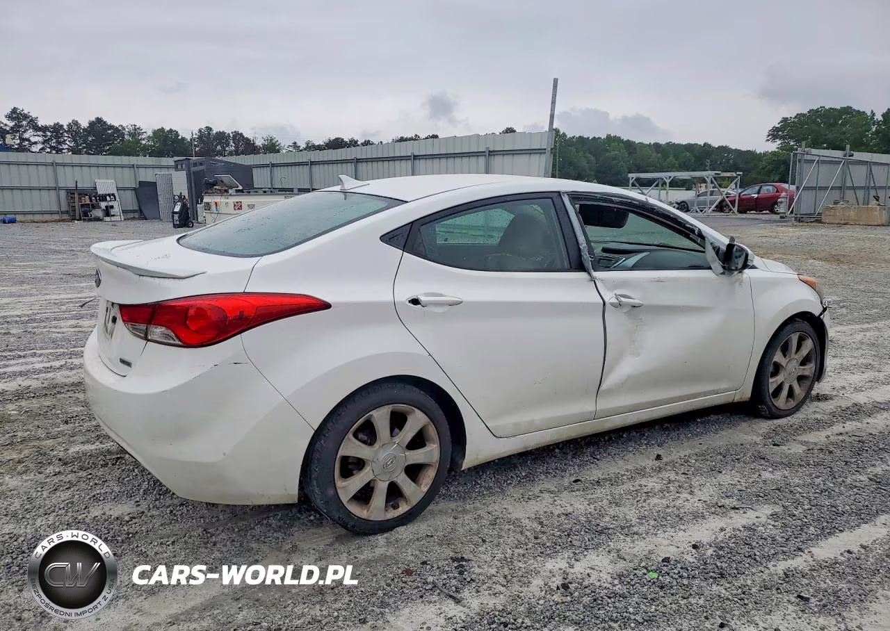 2012 Hyundai Elantra Limited VIN:5NPDH4AE7CH127783 - 3
