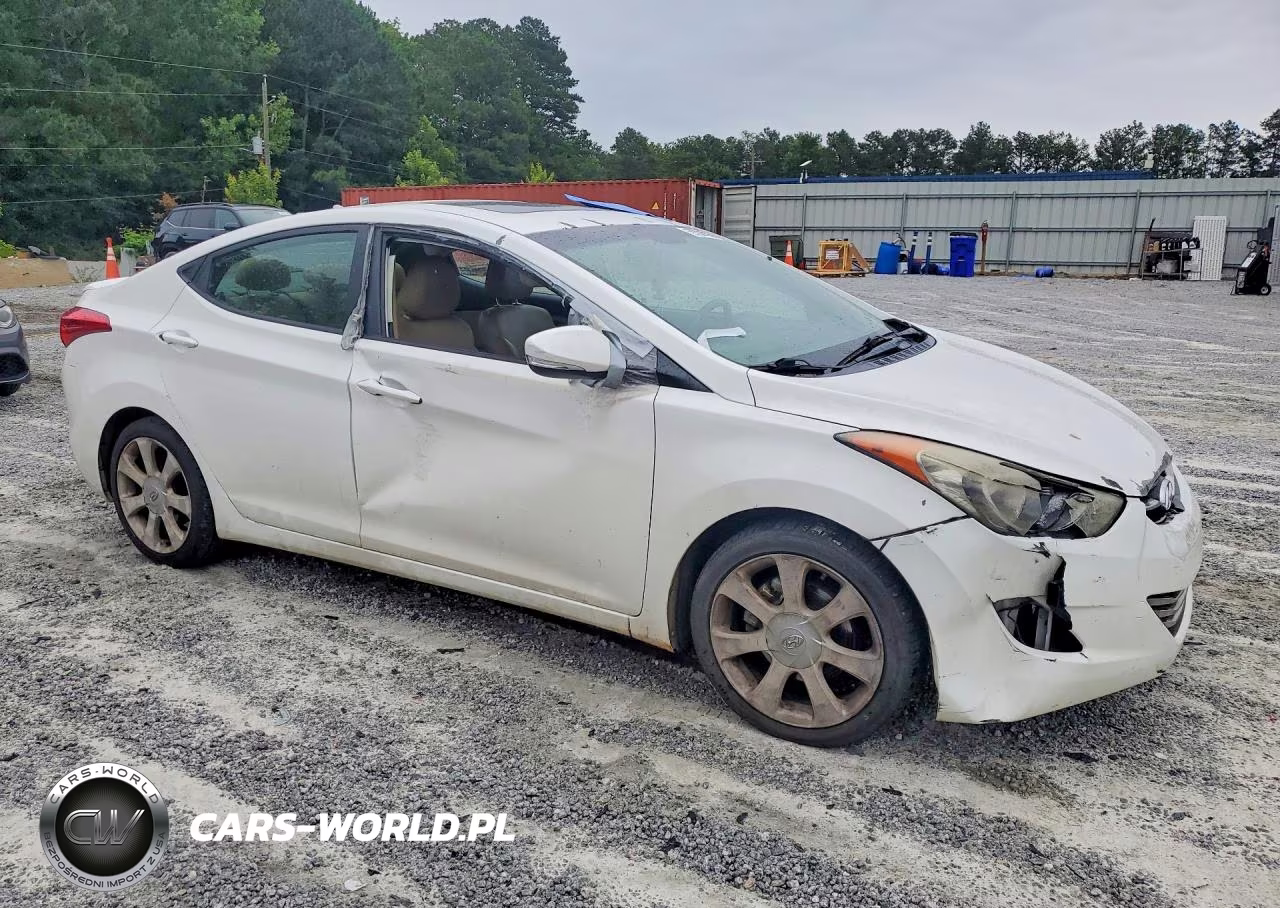 2012 Hyundai Elantra Limited VIN:5NPDH4AE7CH127783 - 4