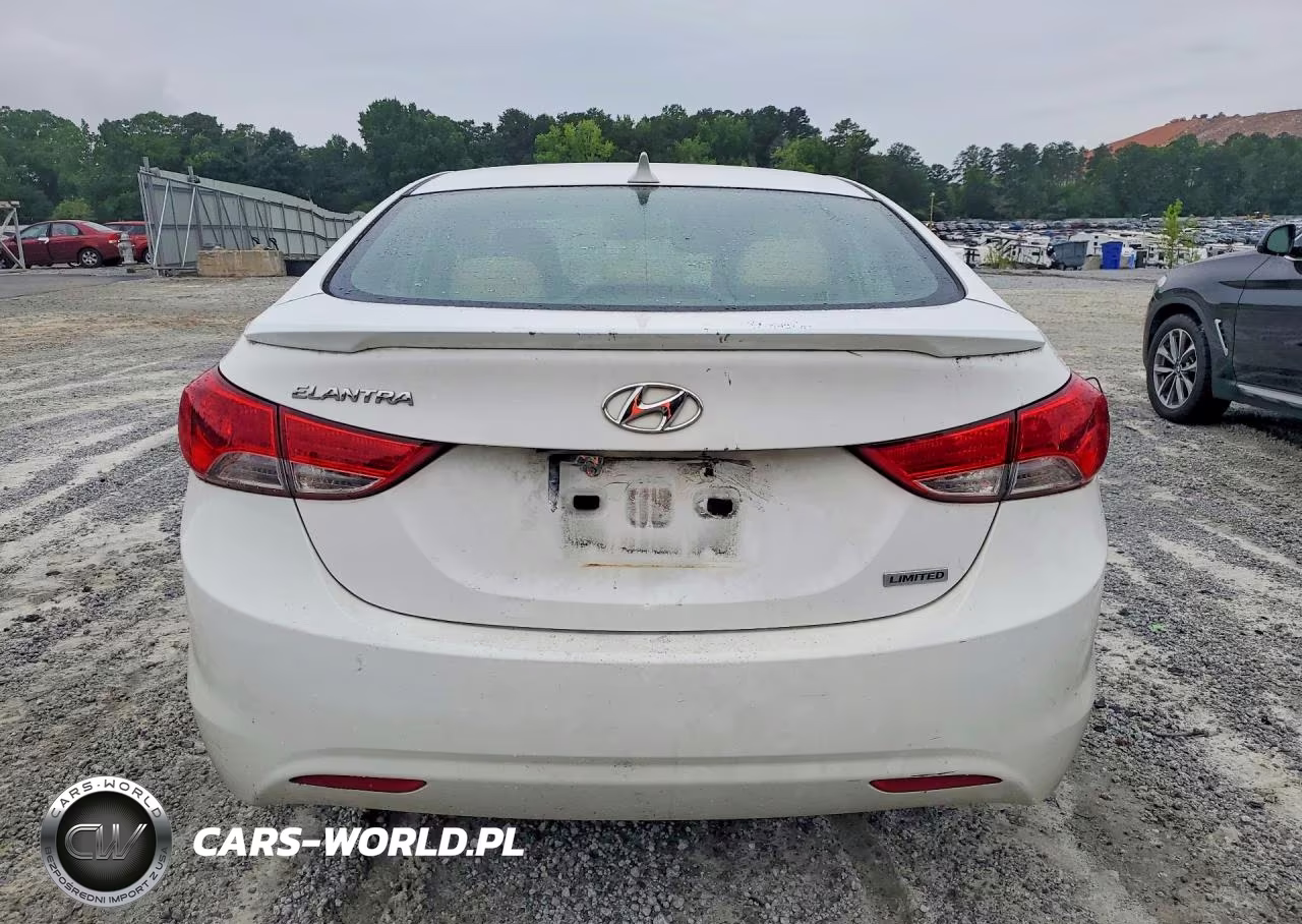 2012 Hyundai Elantra Limited VIN:5NPDH4AE7CH127783 - 6