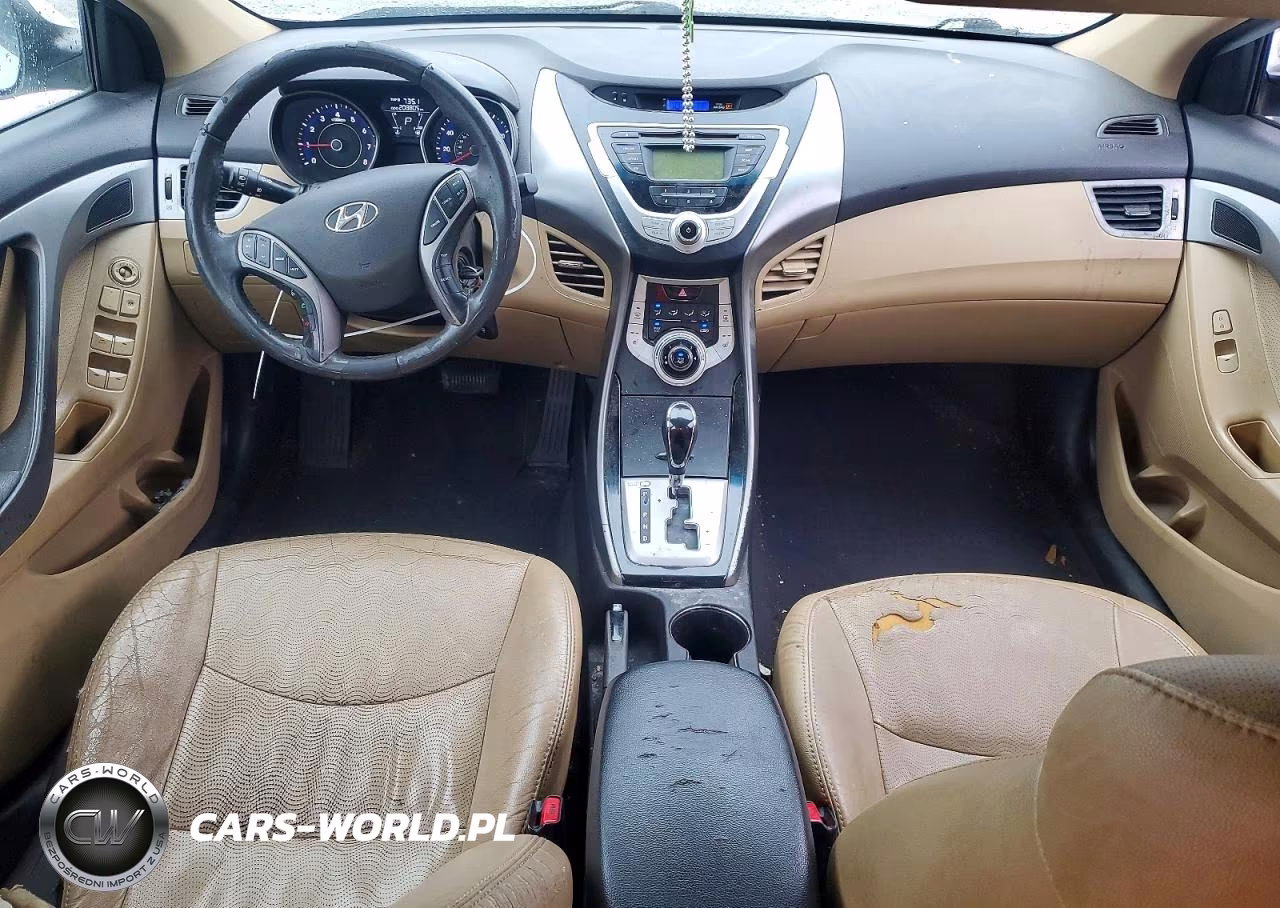 2012 Hyundai Elantra Limited VIN:5NPDH4AE7CH127783 - 8