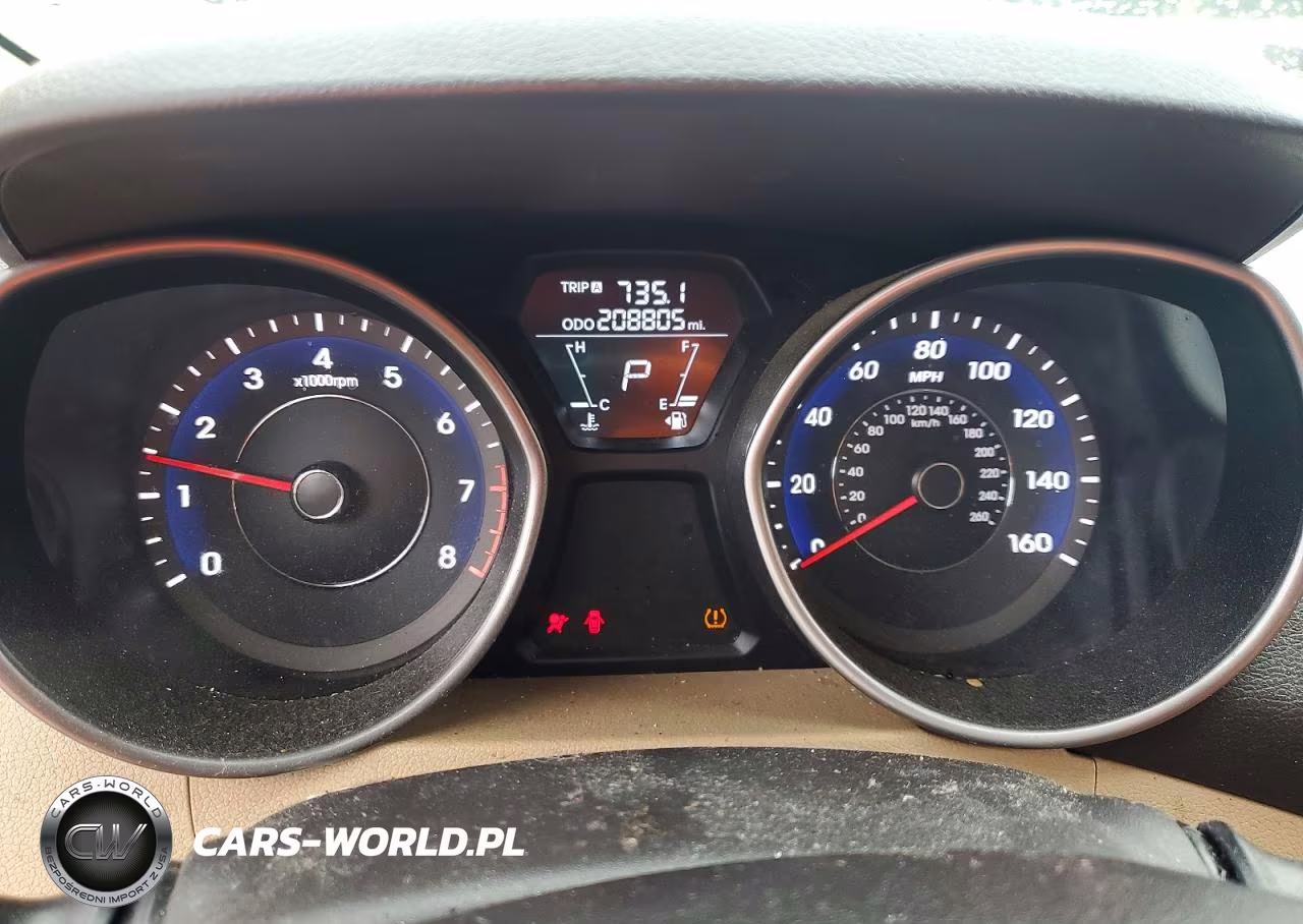 2012 Hyundai Elantra Limited VIN:5NPDH4AE7CH127783 - 9