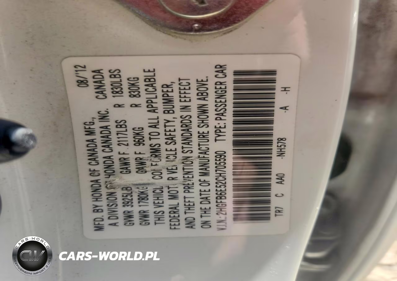 2012 Honda Civic Si VIN:2HGFB6E52CH705590 - 12