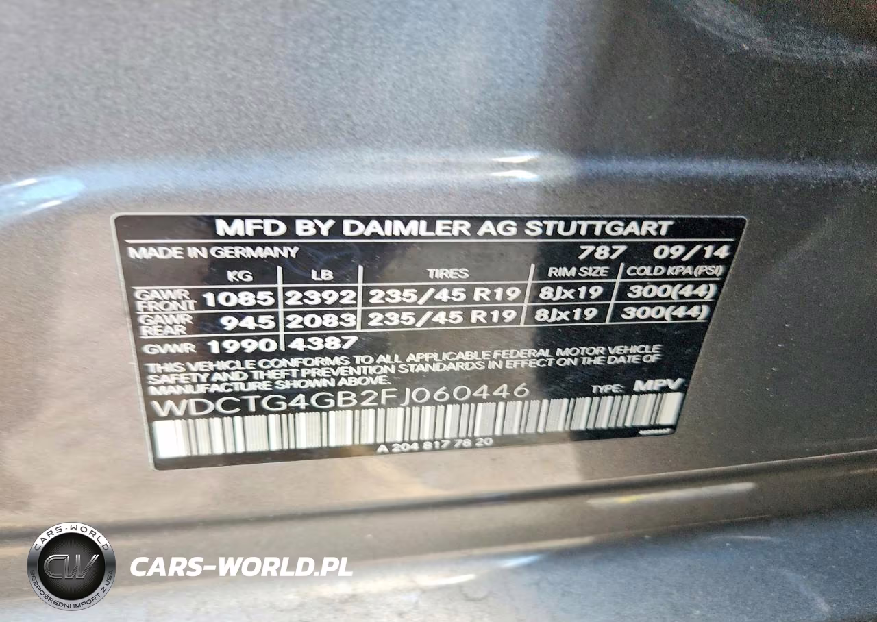 2015 Mercedes-Benz Gla 250 4Matic VIN:WDCTG4GB2FJ060446 - 13