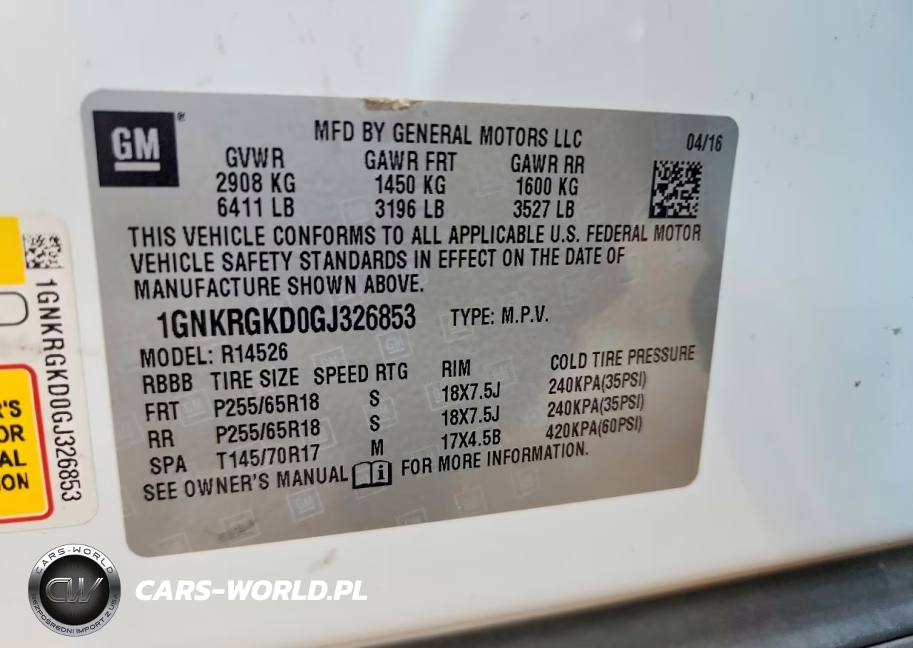 2016 Chevrolet Traverse Lt VIN:1GNKRGKD0GJ326853 - 13