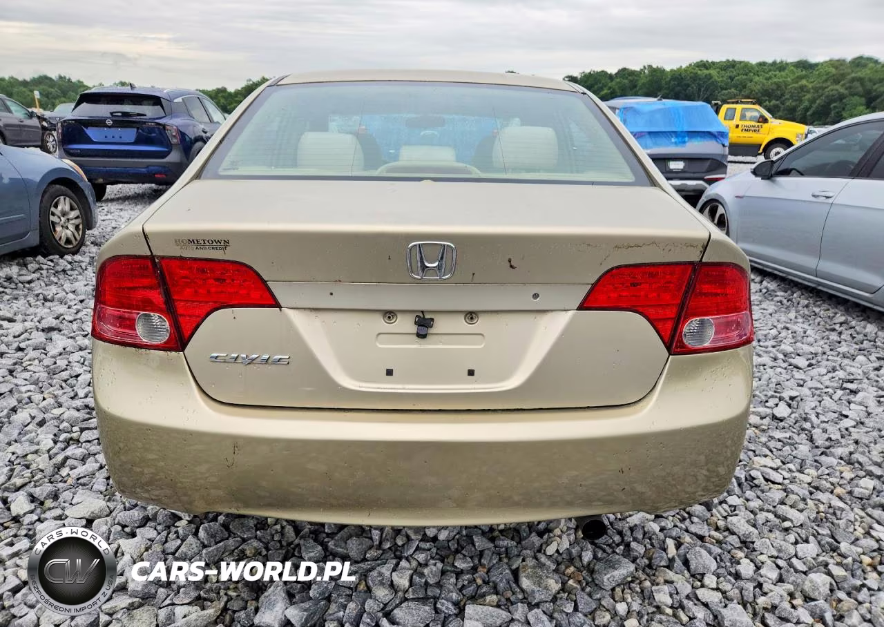 2007 Honda Civic Lx VIN:1HGFA16597L013971 - 6