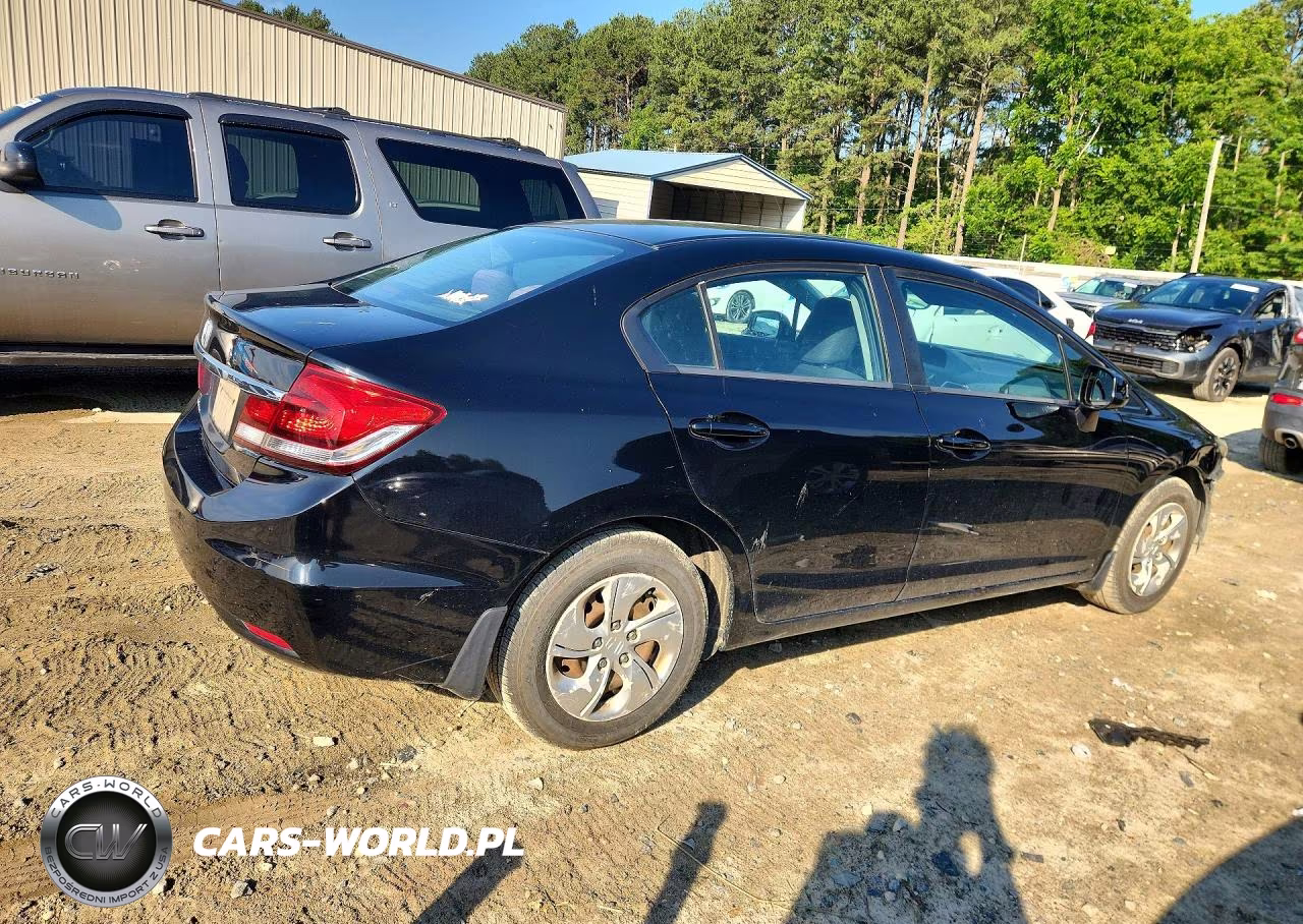 2013 Honda Civic Lx VIN:2HGFB2F52DH566182 - 3