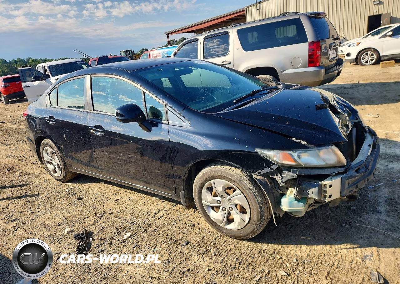 2013 Honda Civic Lx VIN:2HGFB2F52DH566182 - 4