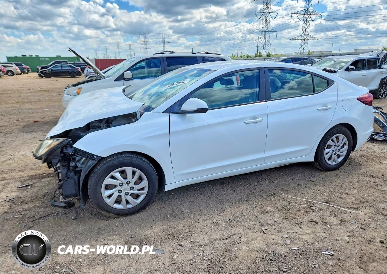 2019 Hyundai Elantra Se VIN:5NPD74LFXKH480459 - 1