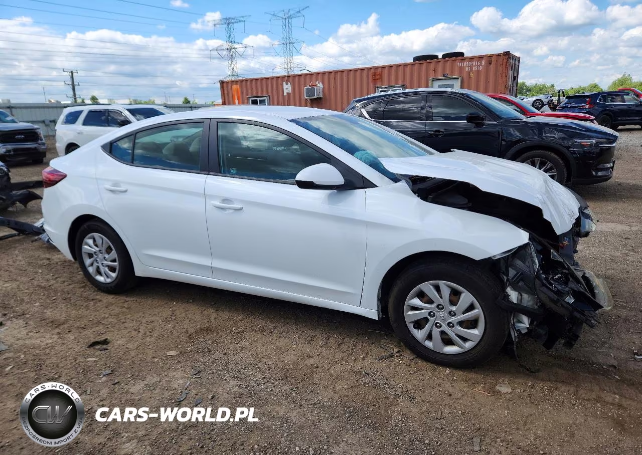 2019 Hyundai Elantra Se VIN:5NPD74LFXKH480459 - 4