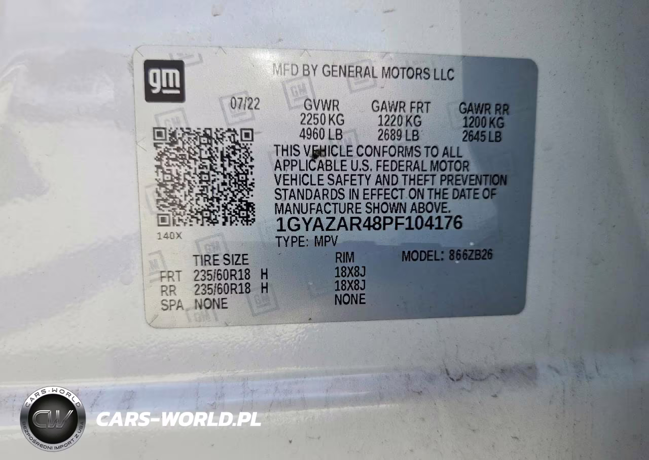 2023 Cadillac Xt4 Luxury VIN:1GYAZAR48PF104176 - 13