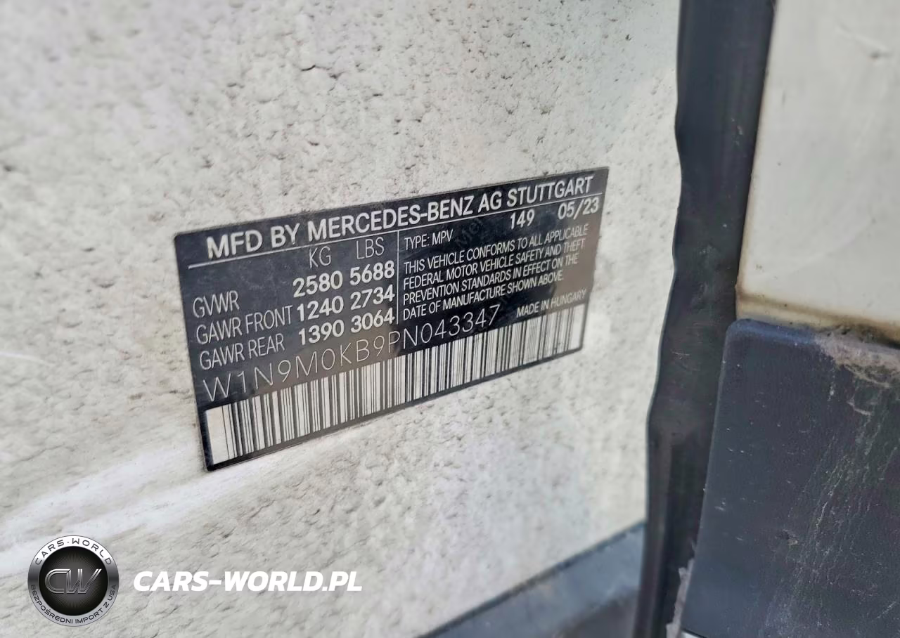 2023 Mercedes-Benz Eqb 300 4Matic VIN:W1N9M0KB9PN043347 - 12