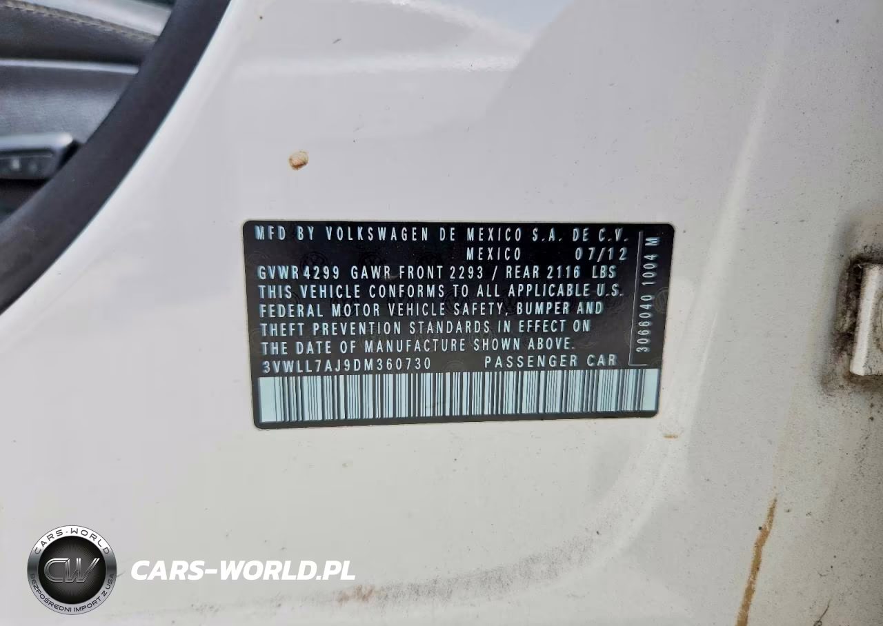 2013 Volkswagen Jetta Tdi VIN:3VWLL7AJ9DM360730 - 12