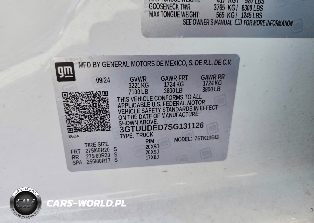 2025 GMC Sierra K1500 Slt VIN:3GTUUDED7SG131126 - 12