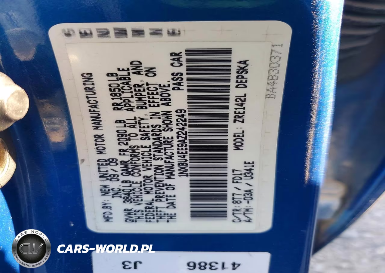 2010 Toyota Corolla S VIN:1NXBU4EE9AZ242249 - 12