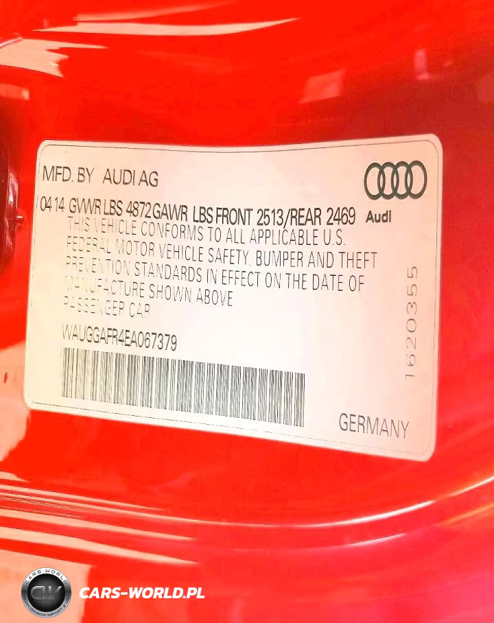 2014 Audi S5 Premium Plus VIN:WAUGGAFR4EA067379 - 12