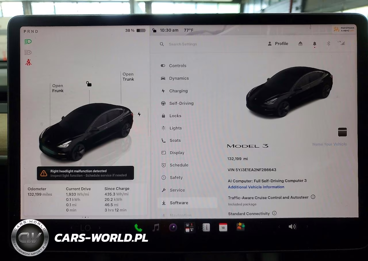 2022 Tesla Model 3 VIN:5YJ3E1EA2NF286643 - 9
