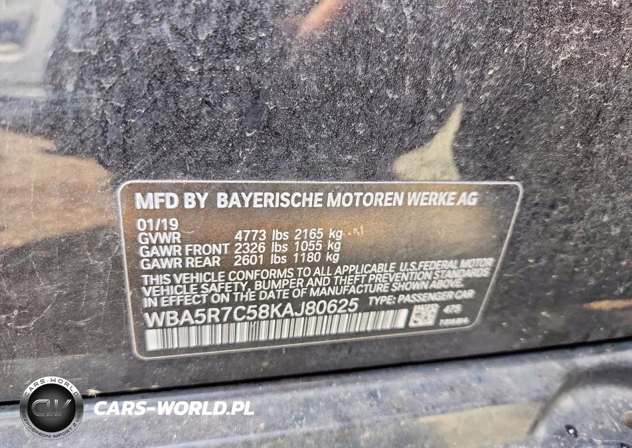 2019 BMW 330Xi VIN:WBA5R7C58KAJ80625 - 13