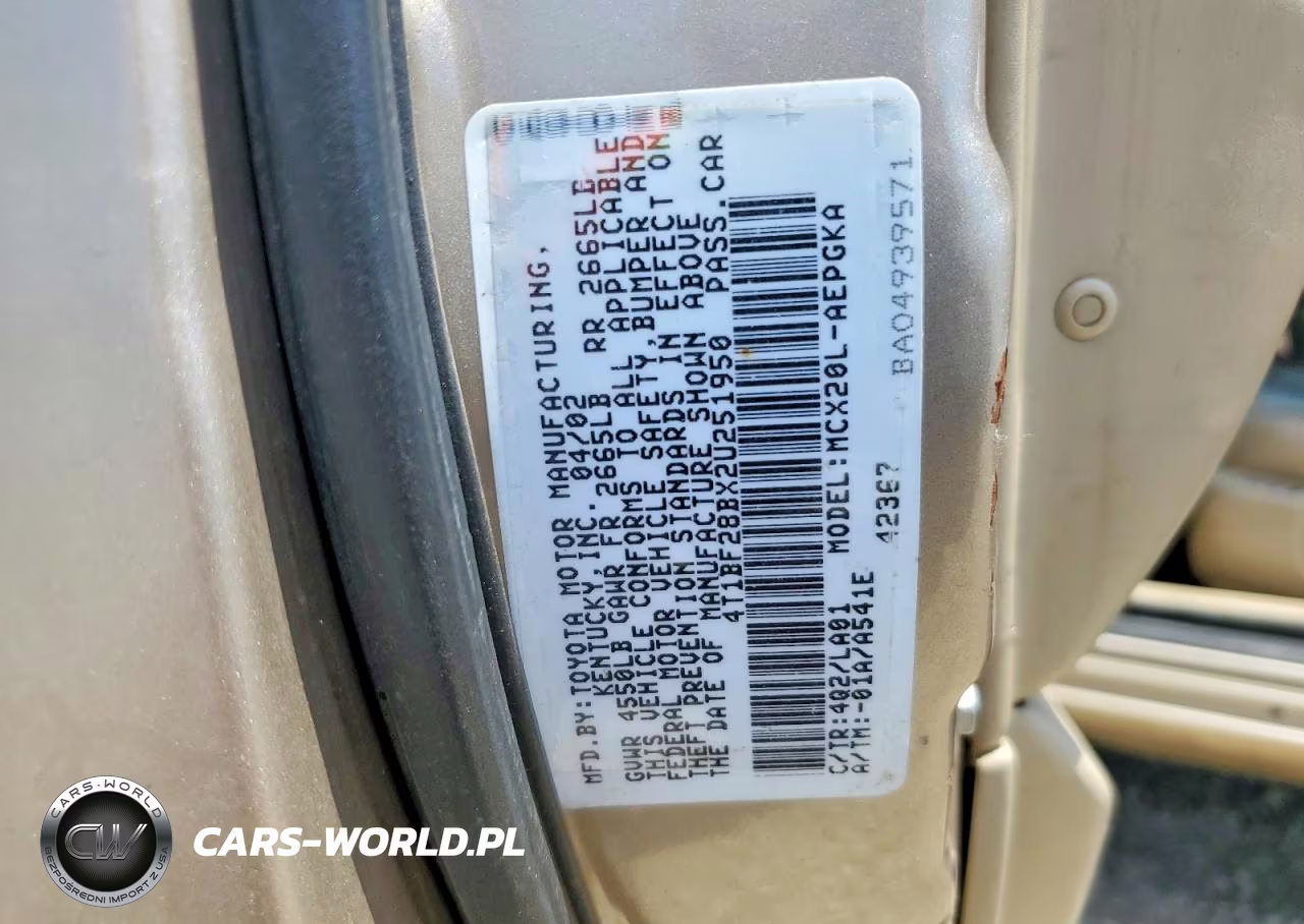2002 Toyota Avalon Xls VIN:4T1BF28BX2U251950 - 12