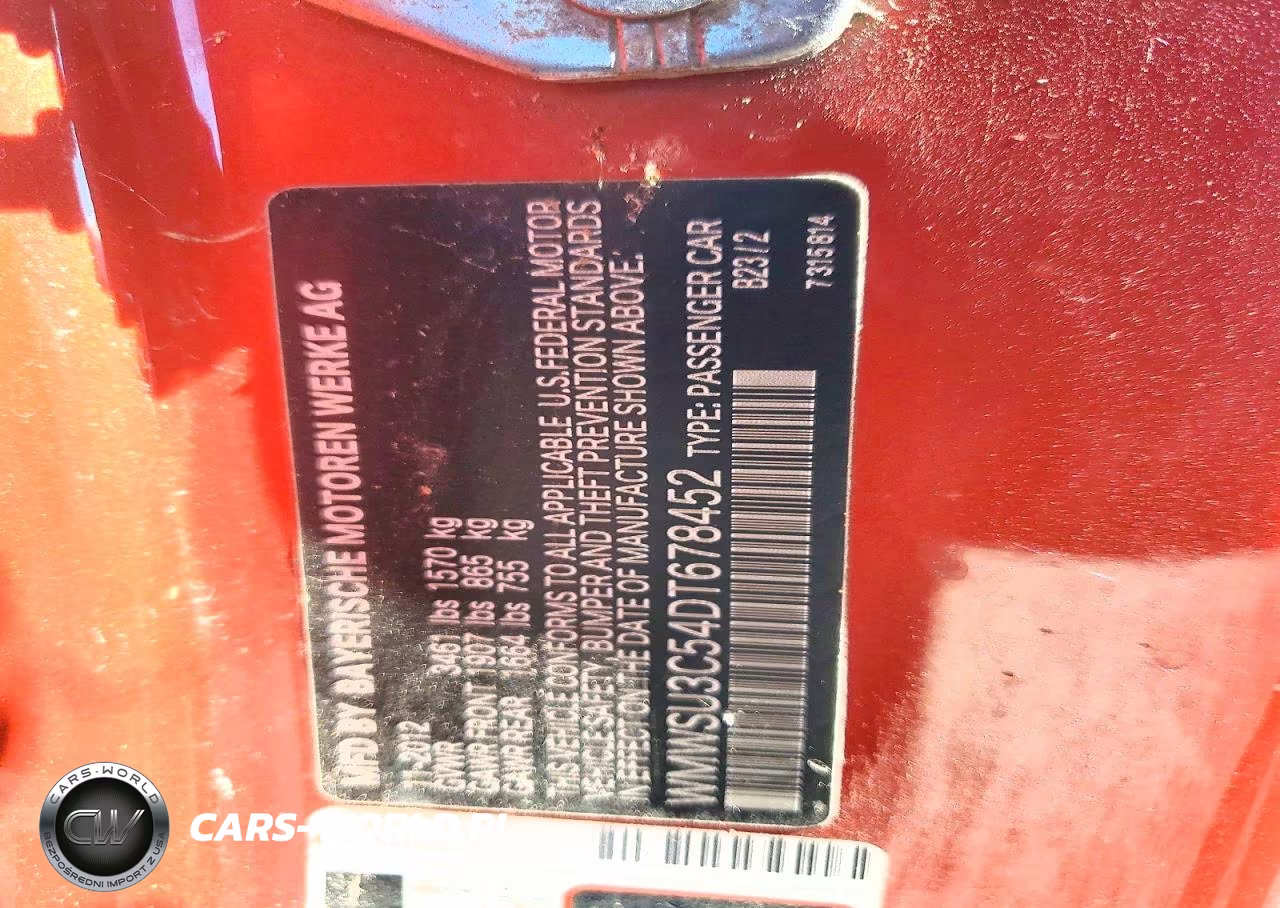 2013 Mini Cooper VIN:WMWSU3C54DT678452 - 12
