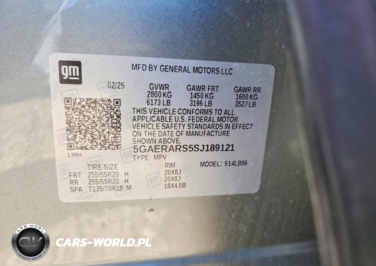 2025 Buick Enclave Preferred VIN:5GAERARS5SJ189121 - 13