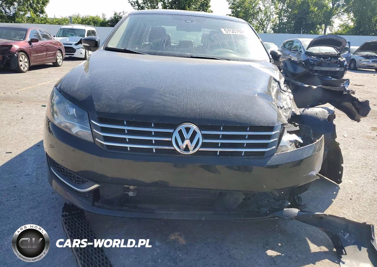 2013 Volkswagen Passat Se VIN:1VWBN7A30DC078324 - 5