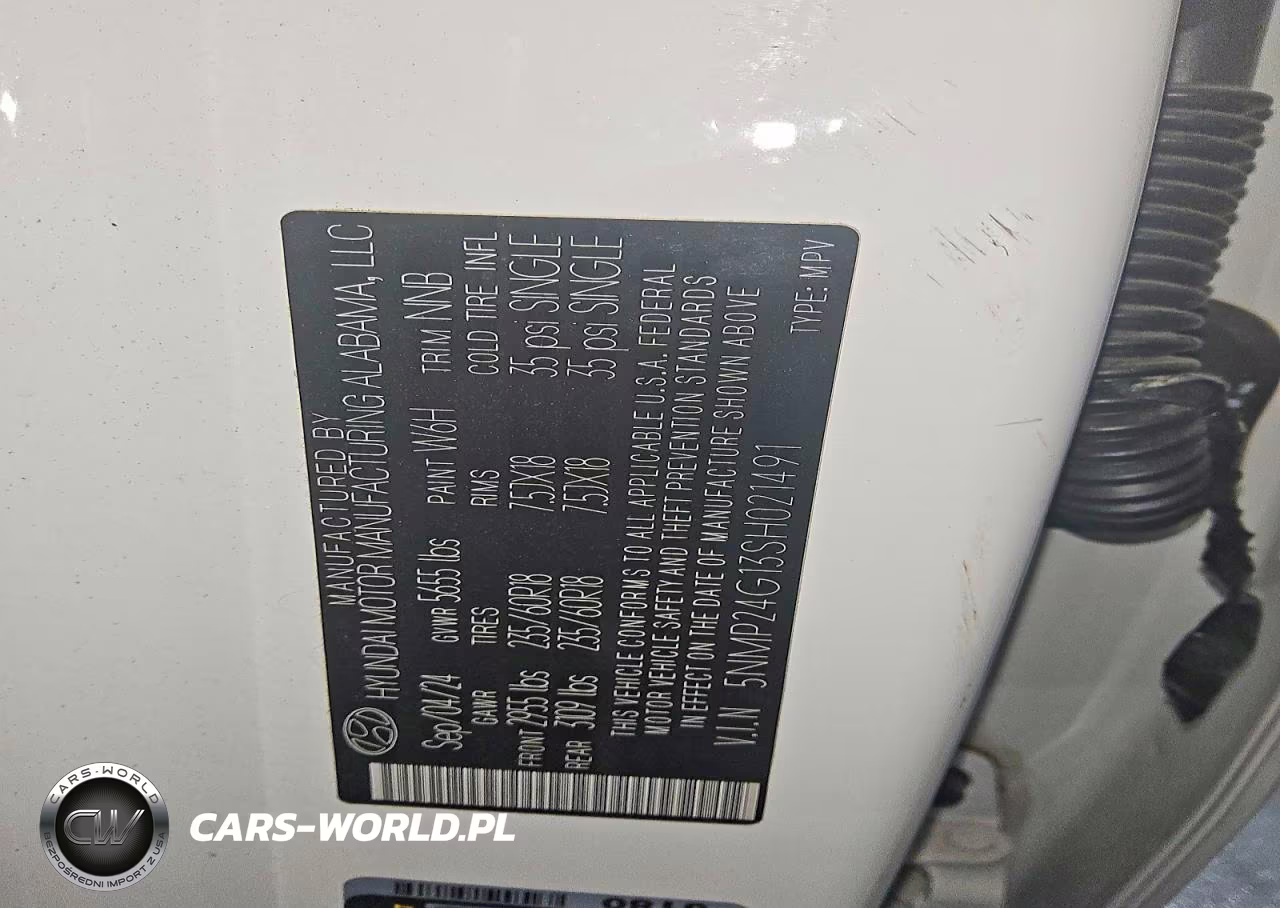 2025 Hyundai Santa Fe Sel VIN:5NMP24G13SH021491 - 14