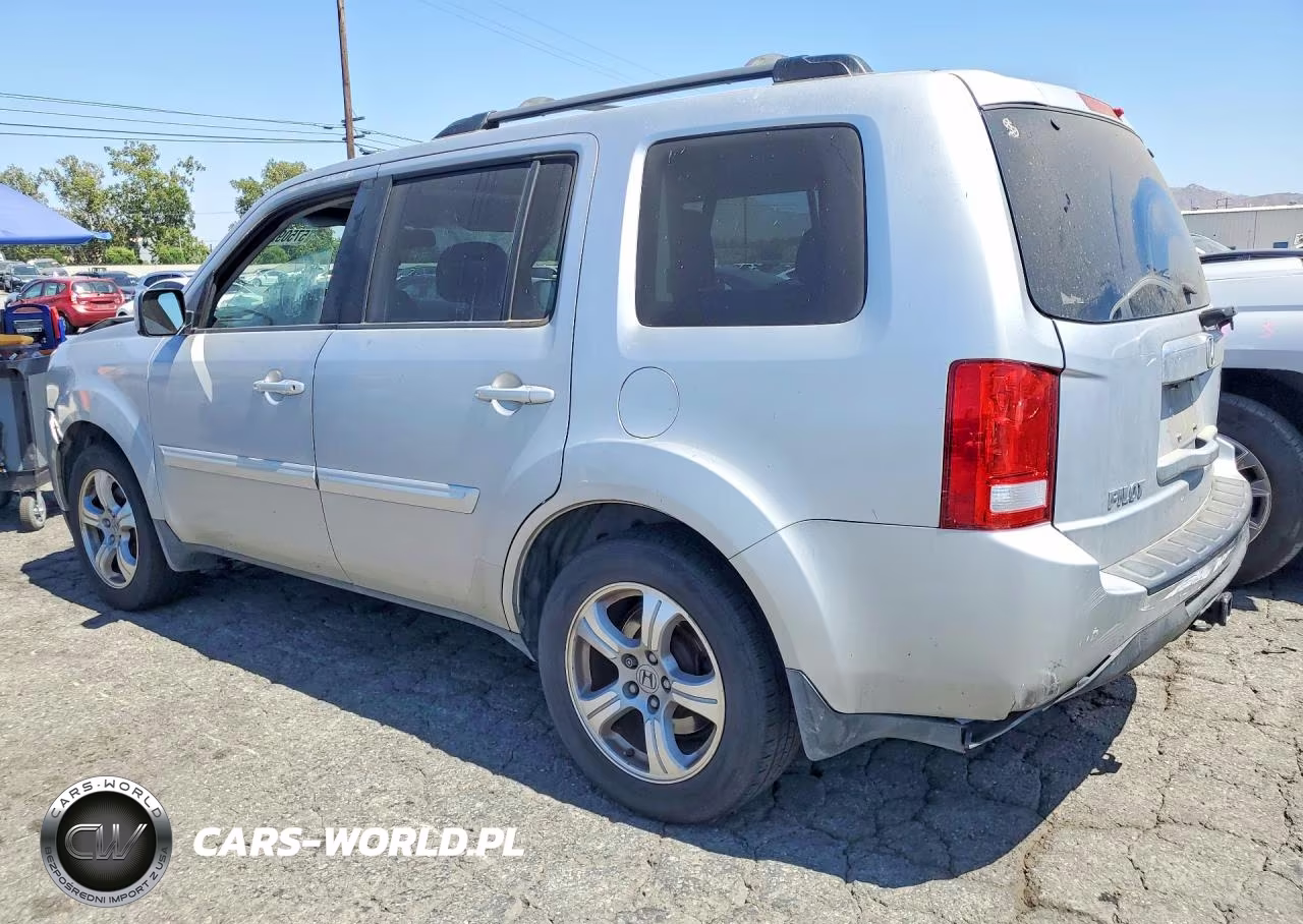 2012 Honda Pilot Exl VIN:5FNYF3H67CB004922 - 2