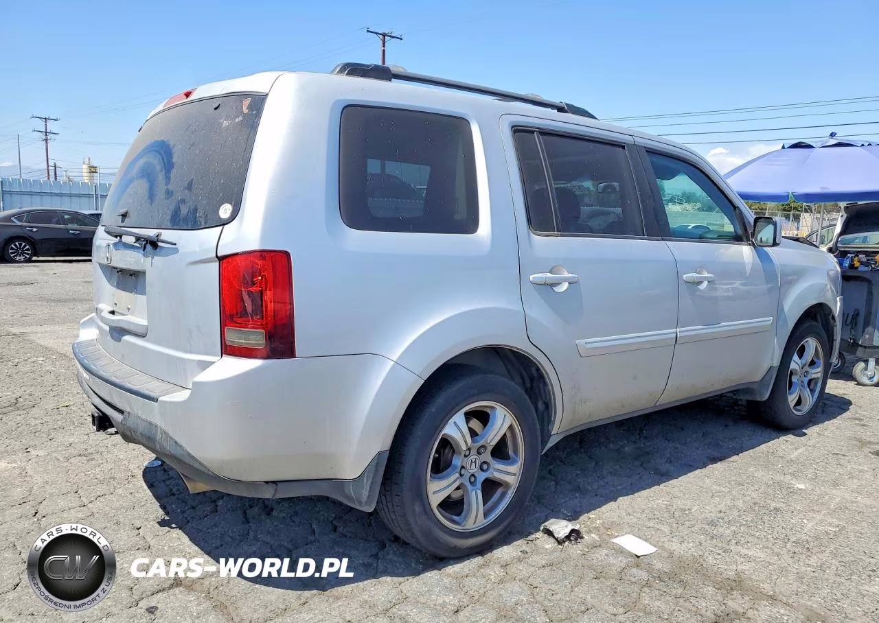 2012 Honda Pilot Exl VIN:5FNYF3H67CB004922 - 3