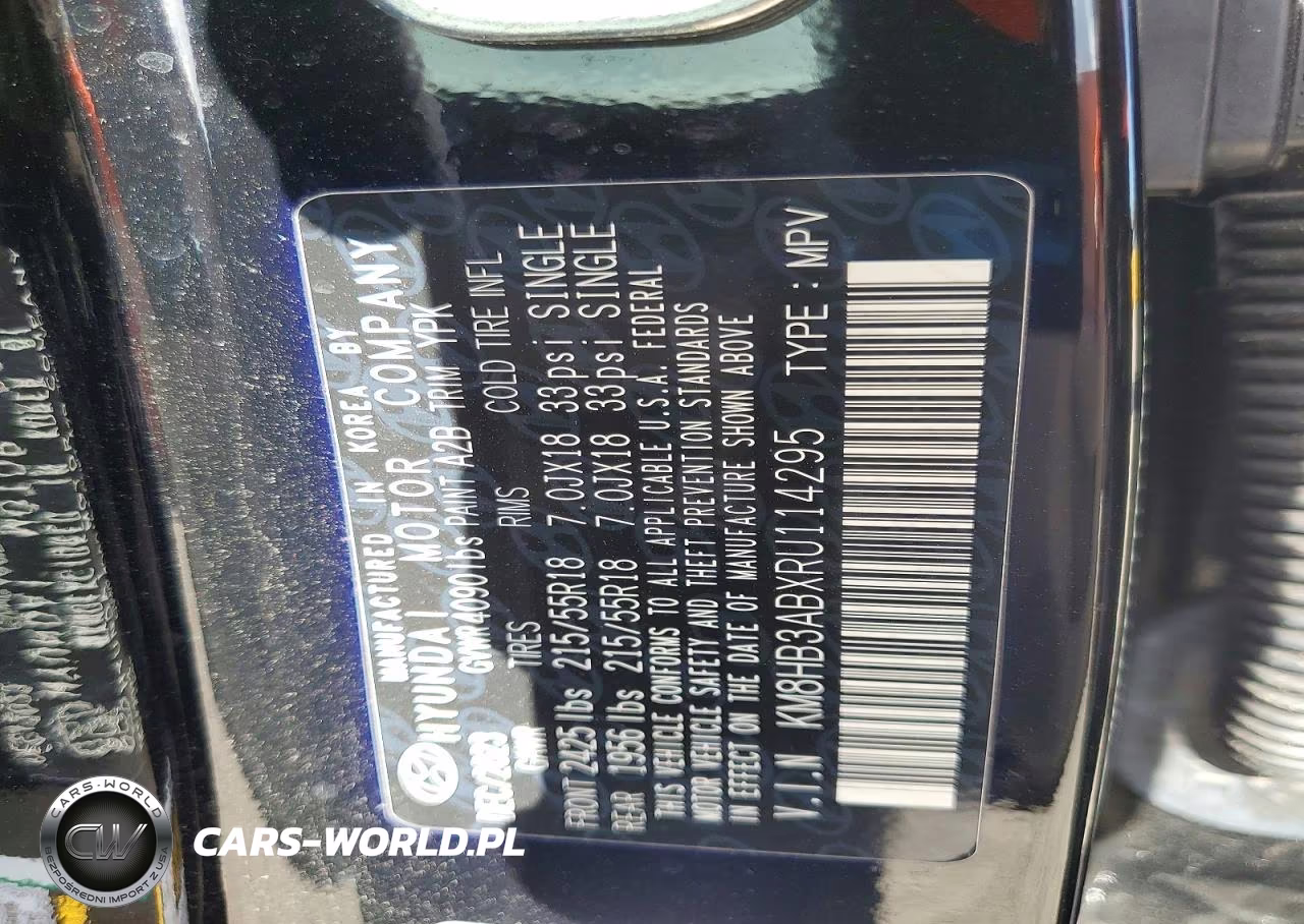 2024 Hyundai Kona Sel VIN:KM8HB3ABXRU114295 - 13