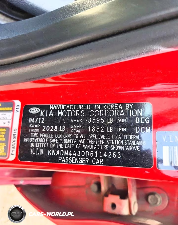 2013 Kia Rio Lx VIN:KNADM4A30D6114263 - 12