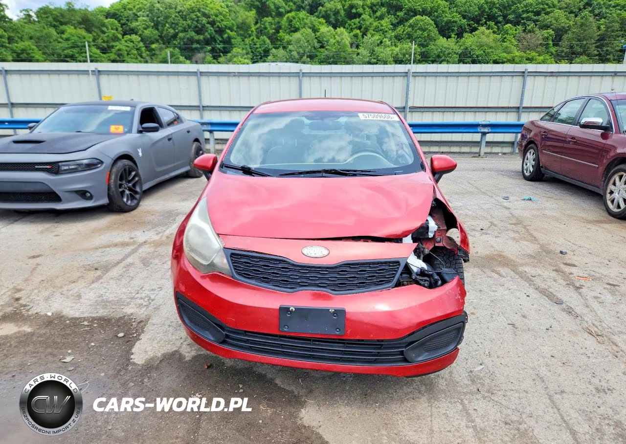 2013 Kia Rio Lx VIN:KNADM4A30D6114263 - 5