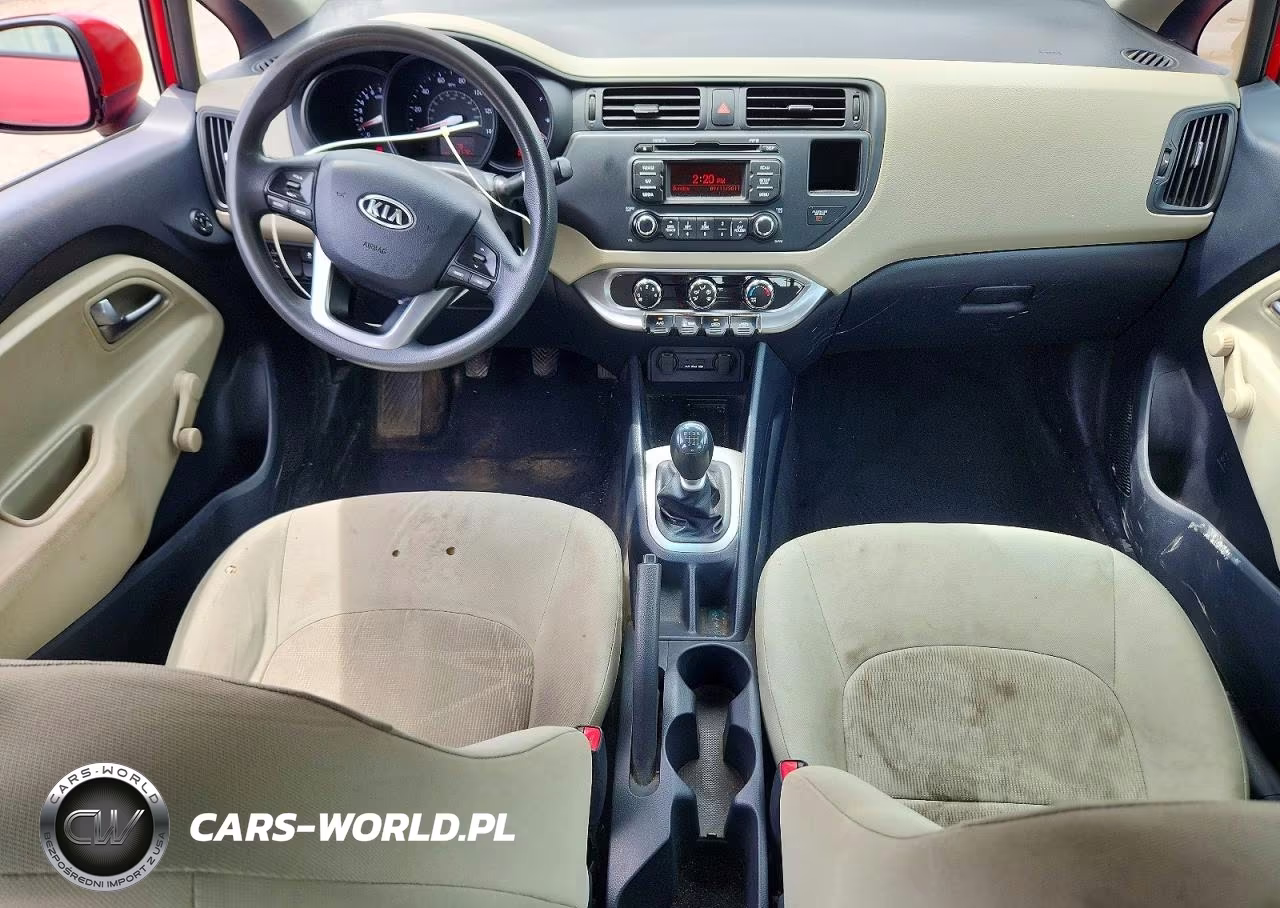 2013 Kia Rio Lx VIN:KNADM4A30D6114263 - 8