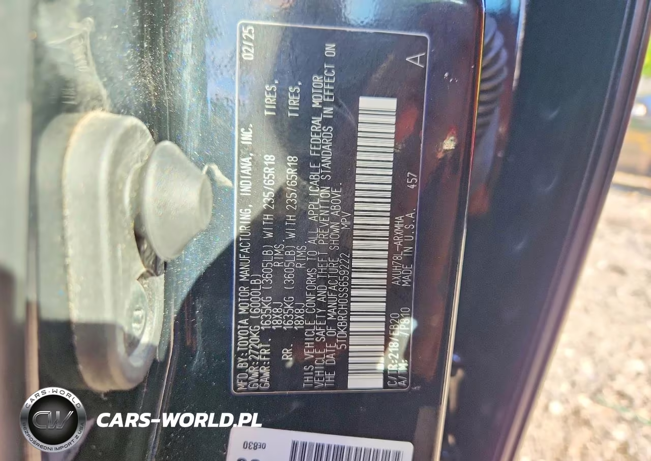 2025 Toyota Highlander Hybrid Xle VIN:5TDKBRCH0SS659222 - 13