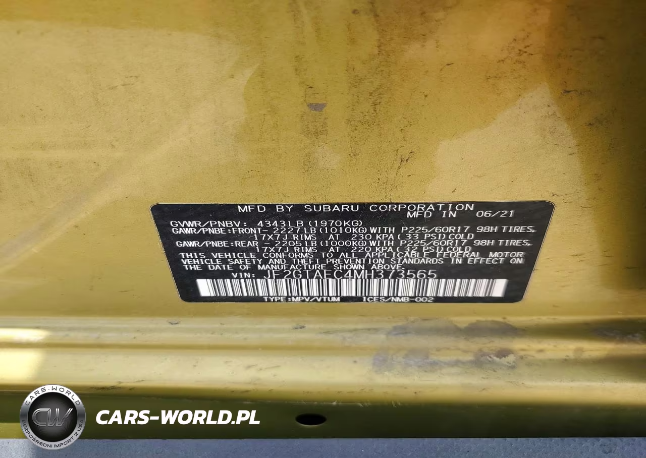2021 Subaru Crosstrek Premium VIN:JF2GTAEC4MH373565 - 13